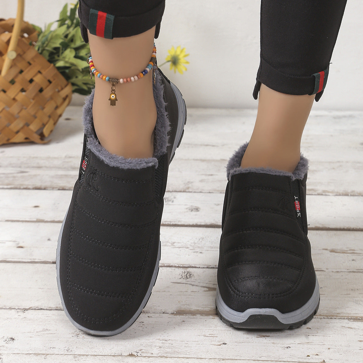 Bronoir™ Fleece - Vinter Barfodssko
