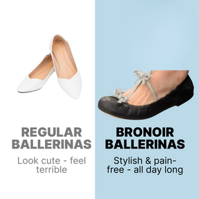 Bronoir Esme Dream - Elegant & Supportive Ballerinas for Daily Comfort