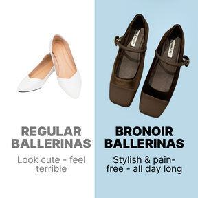 Bronoir Hazel Flow - Elegant & Supportive Ballerinas for Daily Comfort