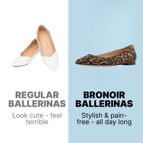 Bronoir Zaria Soft - Elegant & Supportive Ballerinas for Daily Comfort