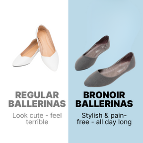 Bronoir Mila Move - Elegant & Supportive Ballerinas for Daily Comfort