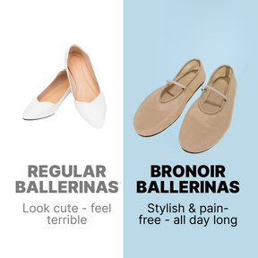 Bronoir Rina Soft - Elegant & Supportive Ballerinas for Daily Comfort