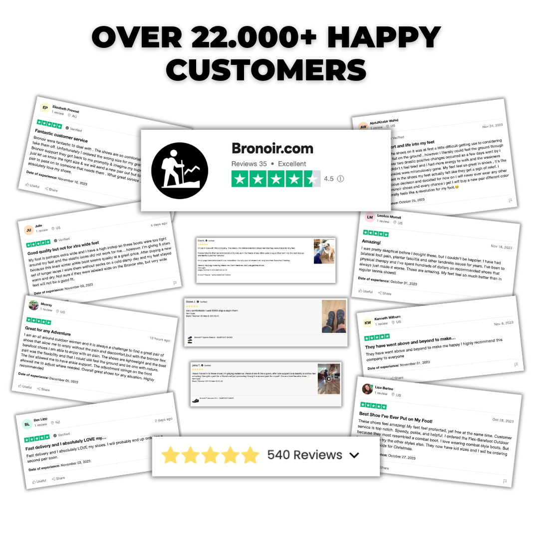 Bronoir™ Trail Masters - Barefoot Shoes