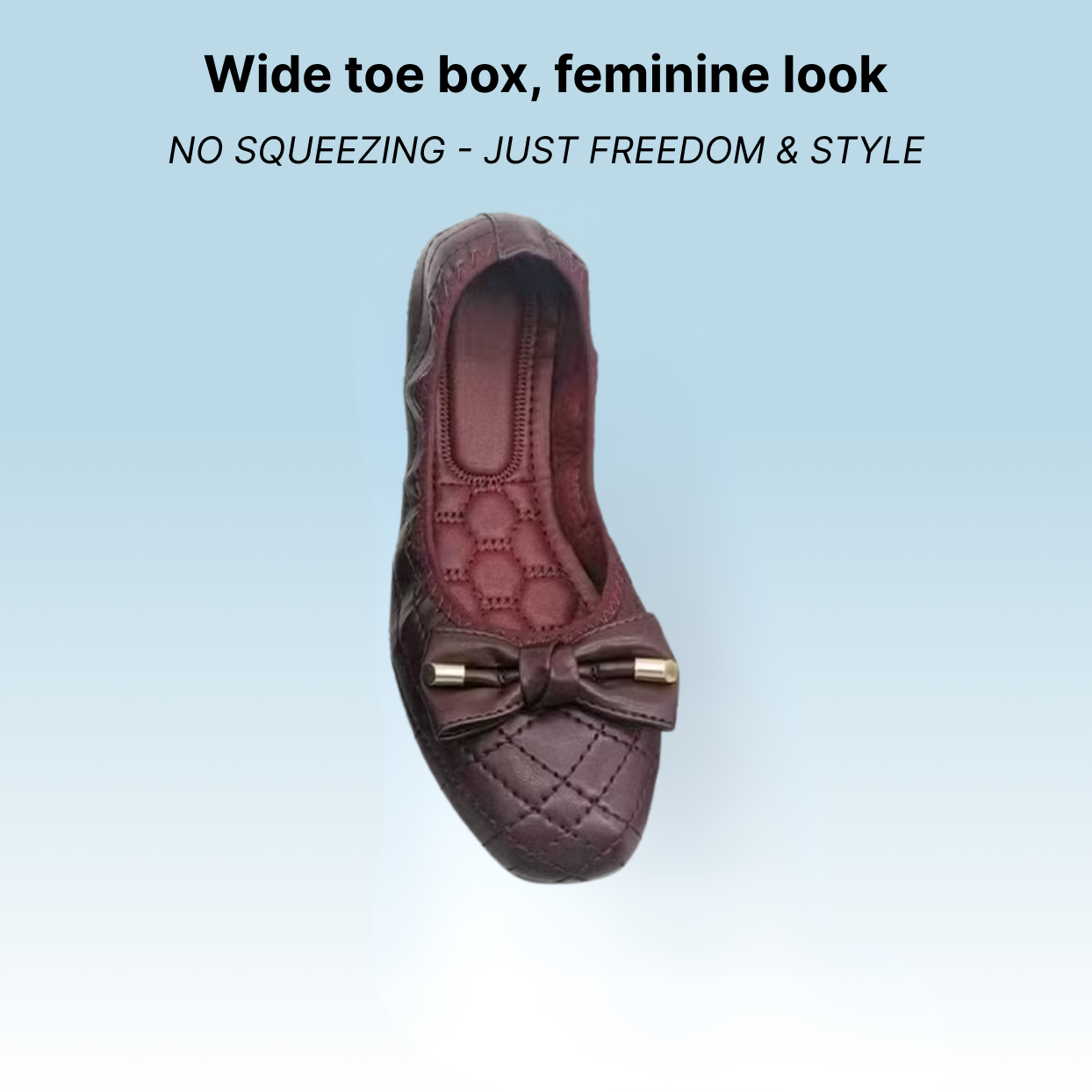 Bronoir Tia Grace - Elegant & Supportive Ballerinas for Daily Comfort
