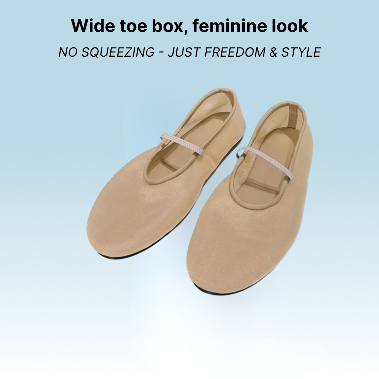 Bronoir Rina Soft - Elegant & Supportive Ballerinas for Daily Comfort