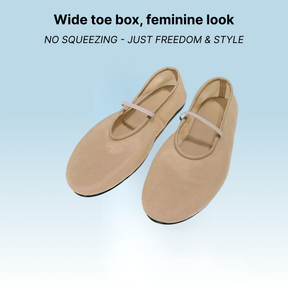 Bronoir Rina Soft - Elegant & Supportive Ballerinas for Daily Comfort