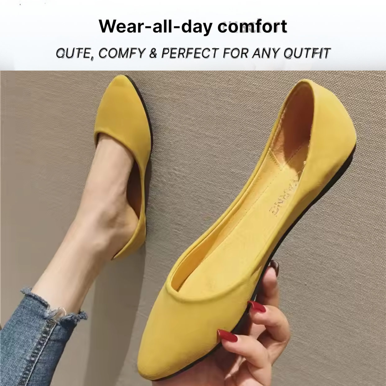 Bronoir Mila Move - Elegant & Supportive Ballerinas for Daily Comfort