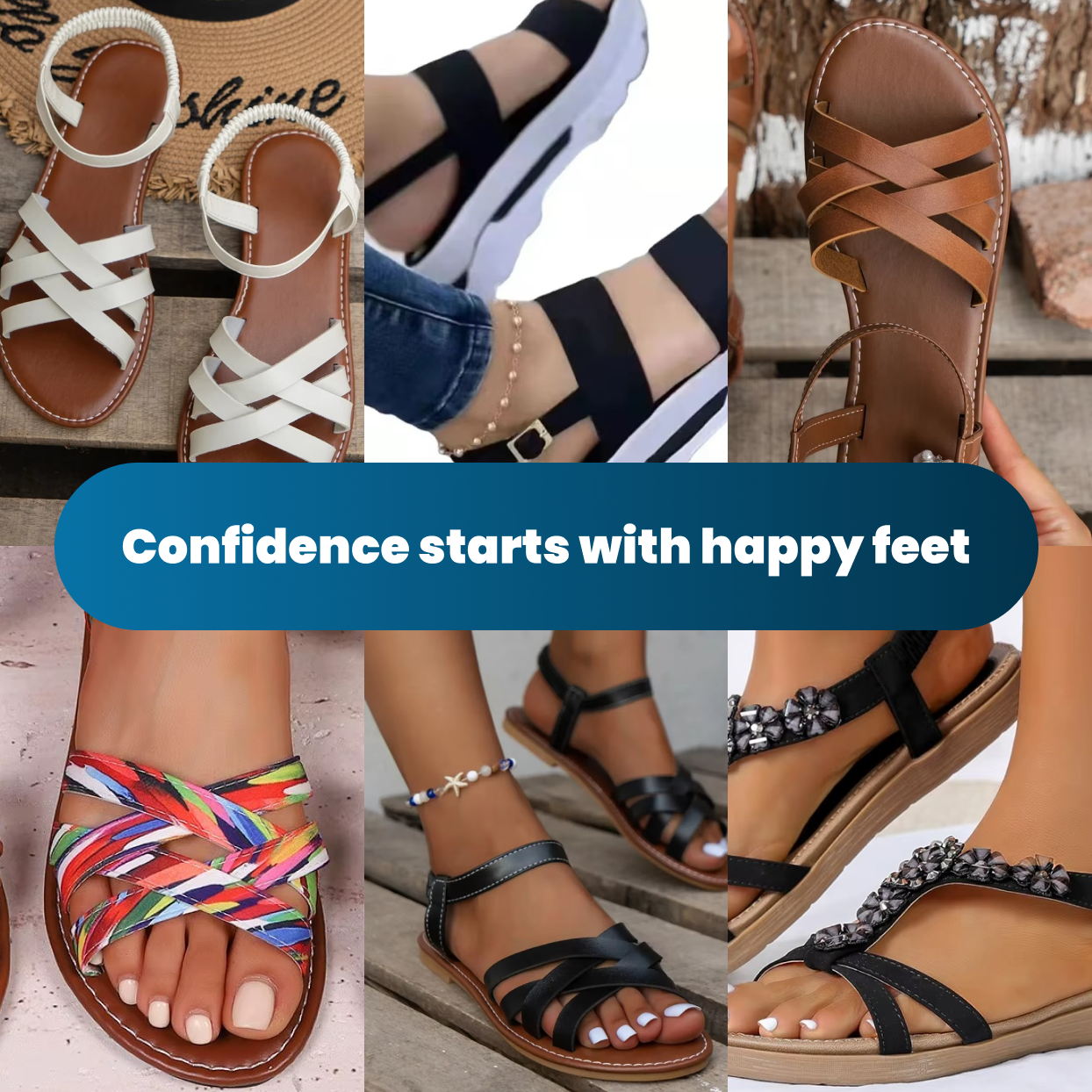 Bronoir Emarose – Lightweight & Arch-Supportive Walking Sandals